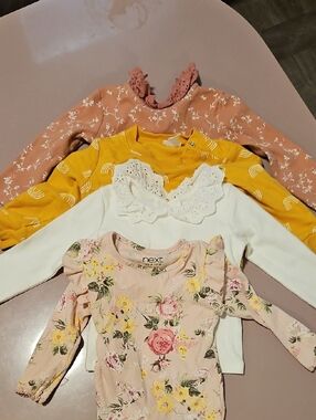 Set Of 4 Long Sleeve Kids Shirts